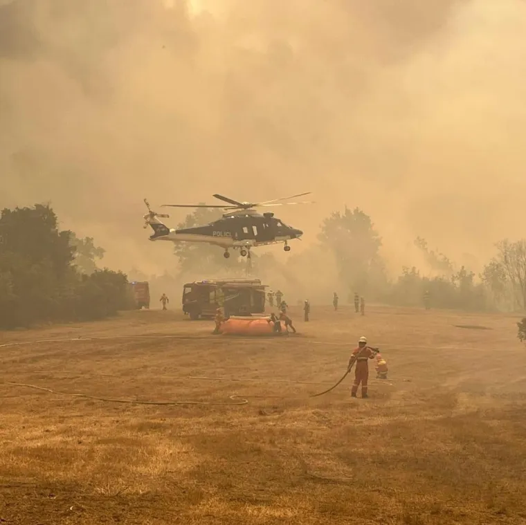 Slovenski vatrogasci objavili dramatične fotografije s požarišta: Vatrena stihija ne jenjava