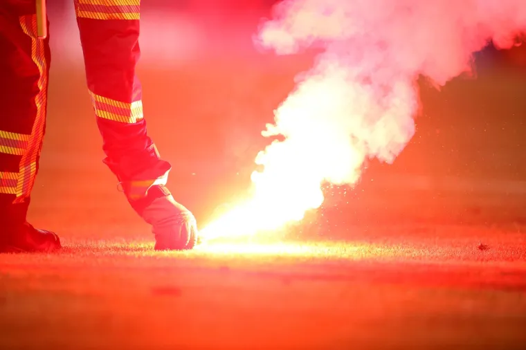 Jeziva slika snimljena na utakmici Dinama. Pogledajte s kakvom je zastrašujućom maskom došao BBB-ovac