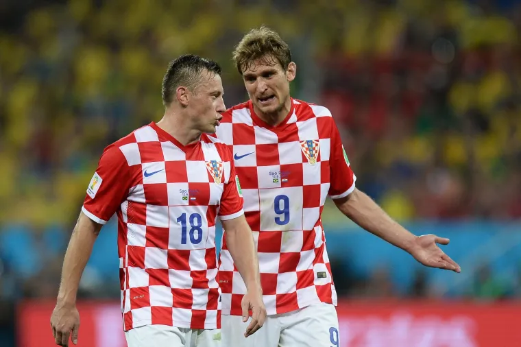 Europsko prvenstvo 2014 (domaći dres) - Hrvatska je upala u skupinu s domaćinom Brazilom, Vatreni su zavr&scaron;ili natjecanje u prvom krugu.