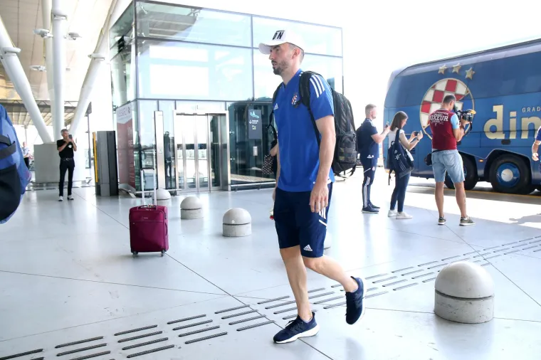 Dinamo otputovao u Skopje na uzvrat: Ozbiljna lica i puni fokus na prolaz u idući krug