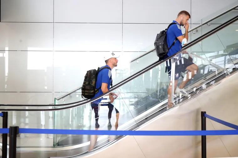 Dinamo otputovao u Skopje na uzvrat: Ozbiljna lica i puni fokus na prolaz u idući krug