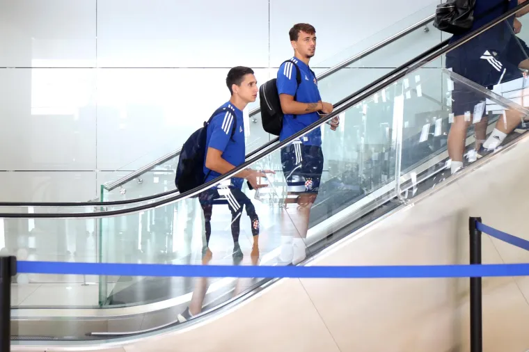 Dinamo otputovao u Skopje na uzvrat: Ozbiljna lica i puni fokus na prolaz u idući krug