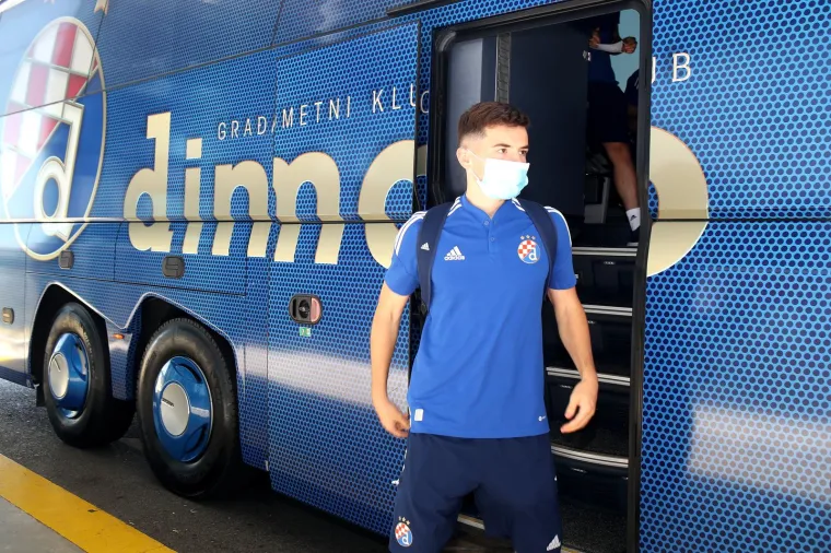 Dinamo otputovao u Skopje na uzvrat: Ozbiljna lica i puni fokus na prolaz u idući krug