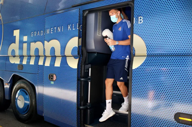 Dinamo otputovao u Skopje na uzvrat: Ozbiljna lica i puni fokus na prolaz u idući krug