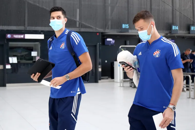 Dinamo otputovao u Skopje na uzvrat: Ozbiljna lica i puni fokus na prolaz u idući krug