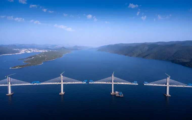 Lopata po lopata... Pogledajte kako je tekla gradnja velebnog mosta koji je spojio Hrvatsku