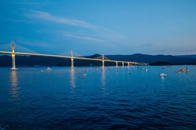 Pogledajte najljep&scaron;e prizore sa spektakularnog otvorenja Pelje&scaron;kog mosta!