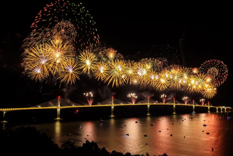 Pogledajte najljep&scaron;e prizore sa spektakularnog otvorenja Pelje&scaron;kog mosta!