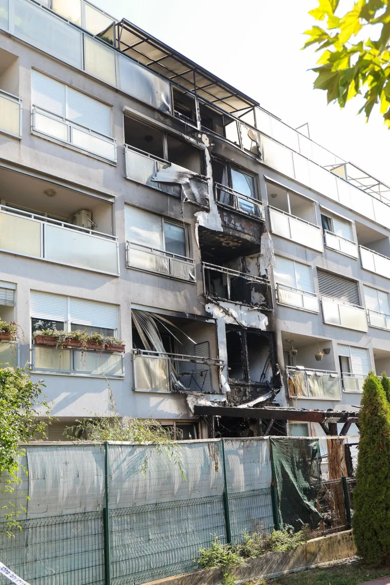 Pogledajte posljedice noćne drame u Zagrebu: Gorjela zgrada, sedam ljudi zatražilo pomoć