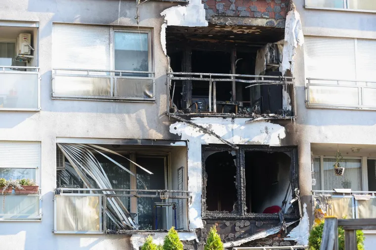 Pogledajte posljedice noćne drame u Zagrebu: Gorjela zgrada, sedam ljudi zatražilo pomoć