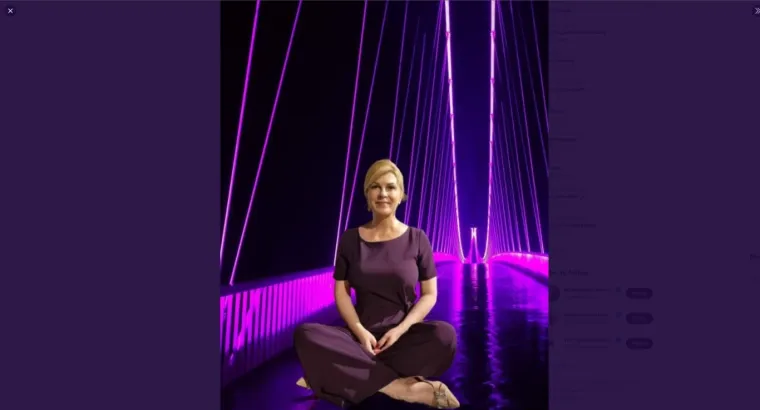 Kolindina fotka na Pelješkom mostu postala viralni hit! Pogledajte najbolje fore na račun bivše predsjednice