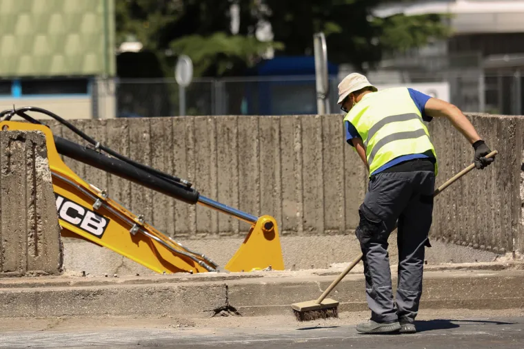 Radovi na tramvajskoj stanici Velesajam - 20.7.2022.