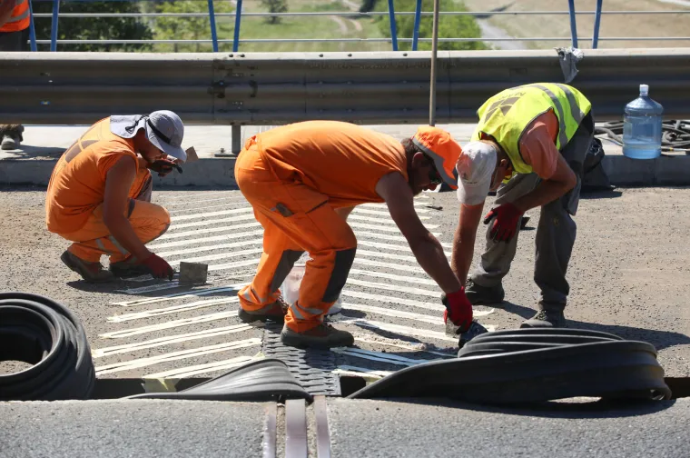 Radovi na Mostu slobode - 21.7.2022.