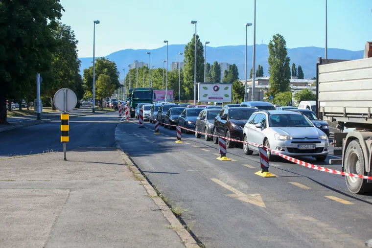 Radovi na sjevernom kolniku Ulice grada Vukovara od Heinzelove do Budmanijeve ulice - 21.7.2022.