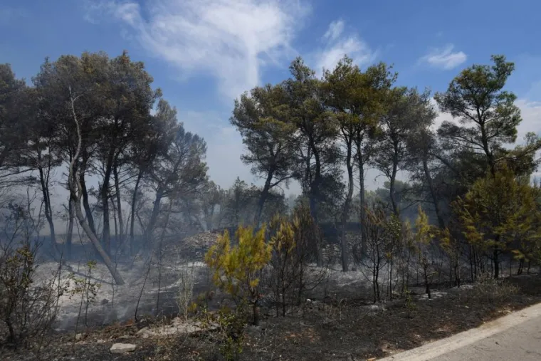 Pogledajte kako se vatrogasci uz pomoć kanadera bore s velikim požarima kod Vodica i Dubrave