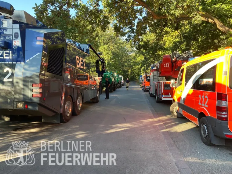 Požar i eksplozije u Grunewaldu kod Berlina