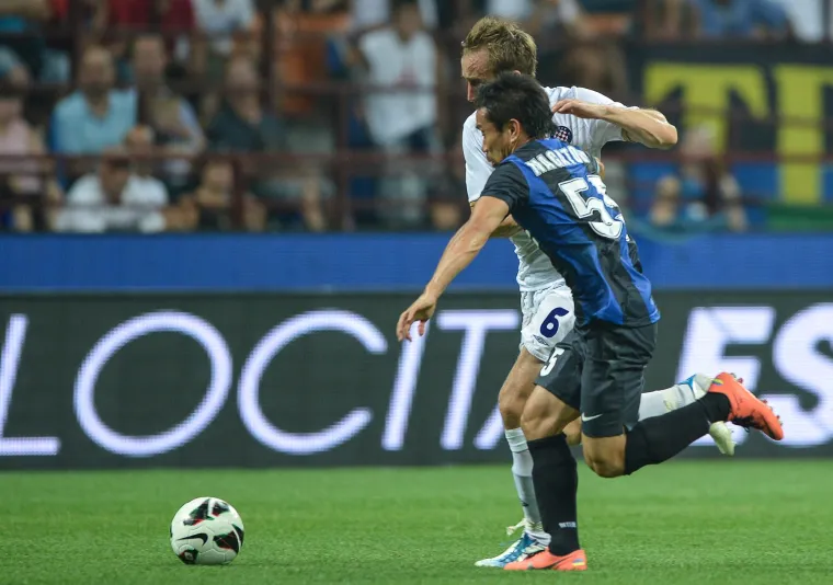Yuto Nagatomo i Avdija Vr&scaron;ajević