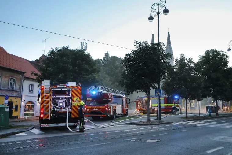 Gori u centru Zagreba! Grad je ispunjen dimom, u podzemnoj garaži zapalio se automobil