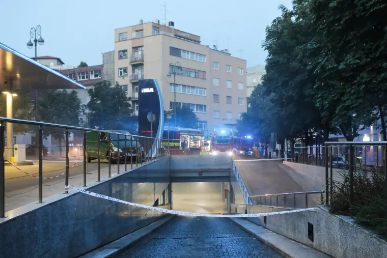 Gori u centru Zagreba! Grad je ispunjen dimom, u podzemnoj garaži zapalio se automobil