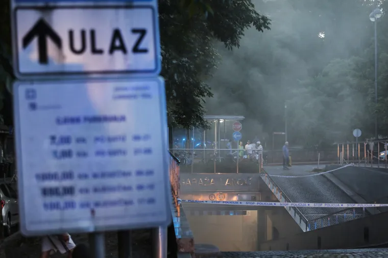 Gori u centru Zagreba! Grad je ispunjen dimom, u podzemnoj garaži zapalio se automobil