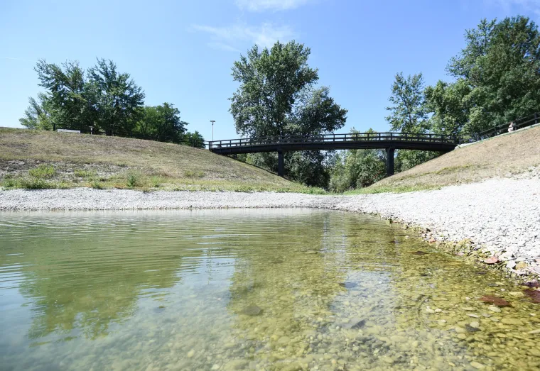 Jezero Bundek gotovo presušilo! Ostalo tek nekoliko centimetara vode, a patkice se više ne mogu kupati...