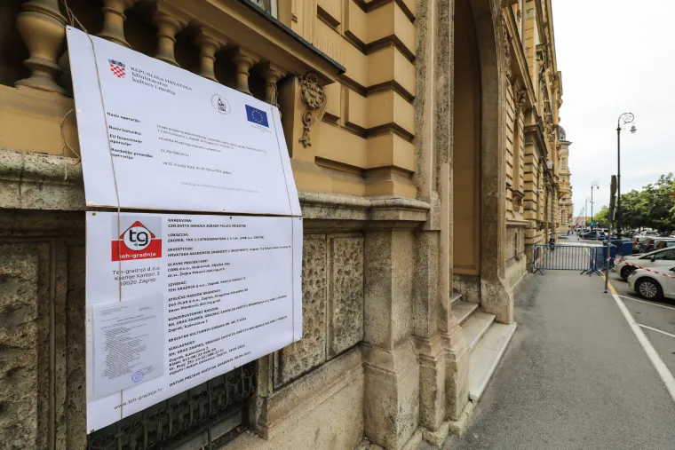 Dvije i pol godine nakon potresa u Zagrebu započela je obnova prve zgrade u vlasništvu HAZU-a