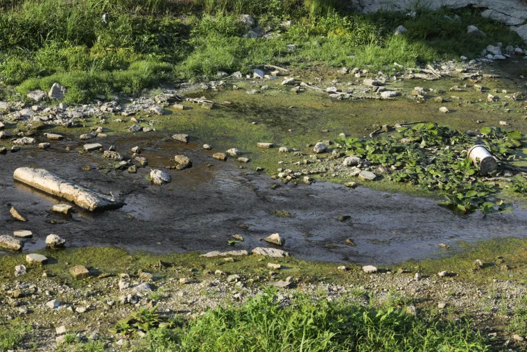 Rijeka Vuka koja se u Vukovaru ulijeva u Dunav gotovo da je presu&scaron;ila.