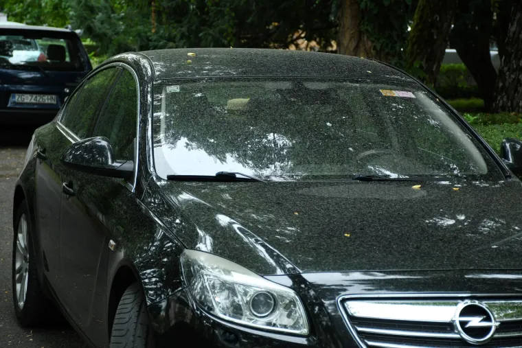 Pijesak i pra&scaron;ina prekrili automobile u Sisku: Pogledajte fotografije