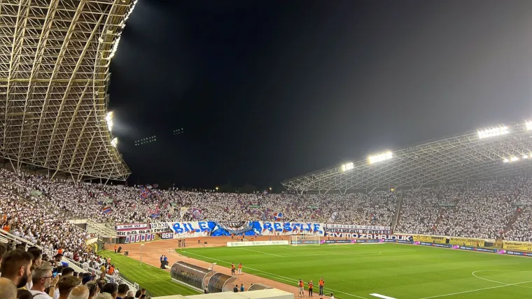 30 tisuća navijača! Poljud ispunjen do posljednjeg mjesta: Pogledajte atmosferu prije početka utakmice