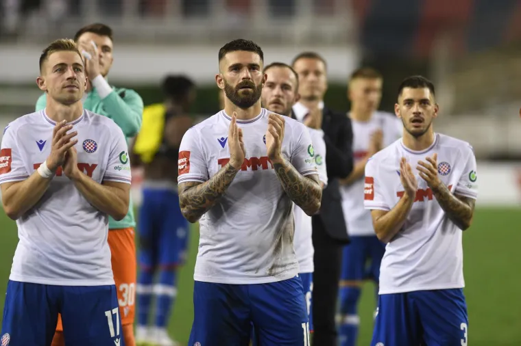 Tuga i razočarenje na licima igrača Hajduka: Torcida ih ispratila kao pobjednike