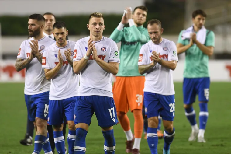 Tuga i razočarenje na licima igrača Hajduka: Torcida ih ispratila kao pobjednike