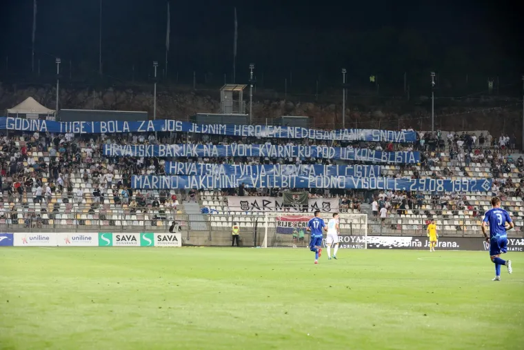 Poznata lica i jake poruke s tribina i terena Rujevice: 'Godine tuge i bola za još jednim herojem...'
