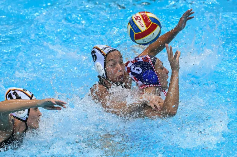Hrvatske vaterpolistice potopile Njemačku: Pogledajte najbolje detalje dvoboja u Splitu