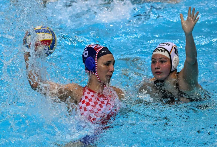 Hrvatske vaterpolistice potopile Njemačku: Pogledajte najbolje detalje dvoboja u Splitu