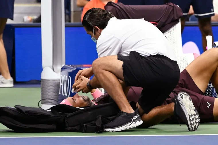 Rafael Nadal se ozlijedio u pobjedi na US Openu, reket ga pogodio u nos: 'To mi se dogodilo i s palicom za golf...'