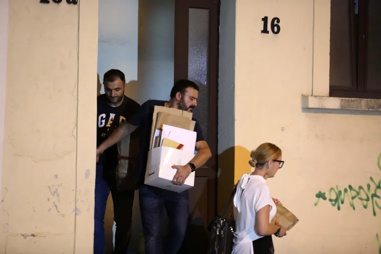 Pretres kuće i poslovnog objekta odvjetnika Branimira Zmijanović, uhićenog u današnjoj akciji zajedno sa sutkinjom Majom Šupe, poznatom po Horvatinčićevoj sinkopi 