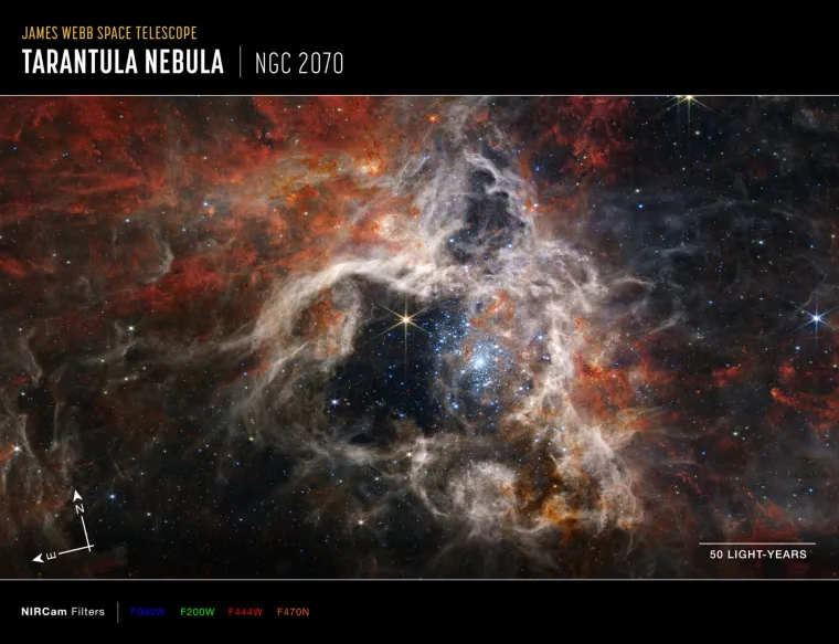 U NASA-i pršte od sreće: 'Snimili smo tisuće nikad viđenih mladih zvijezda u maglici Tarantula'