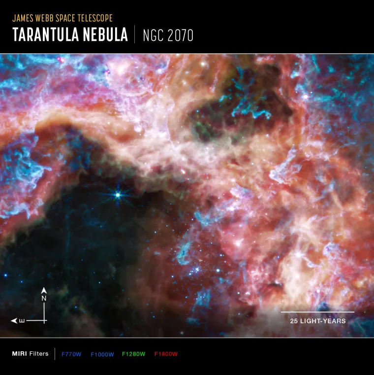 U NASA-i pršte od sreće: 'Snimili smo tisuće nikad viđenih mladih zvijezda u maglici Tarantula'