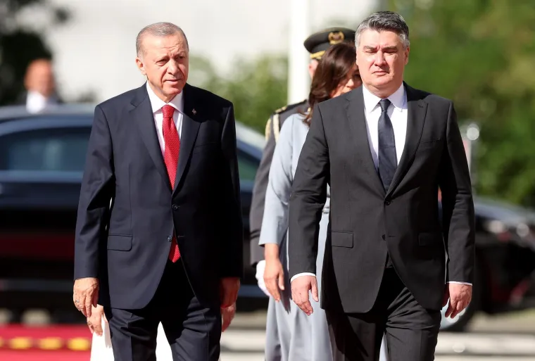 Pogledajte susret Milanovića i Erdogana. S njima su i elegantne prve dame, Sanja Musić Milanović i Emine Erdogan