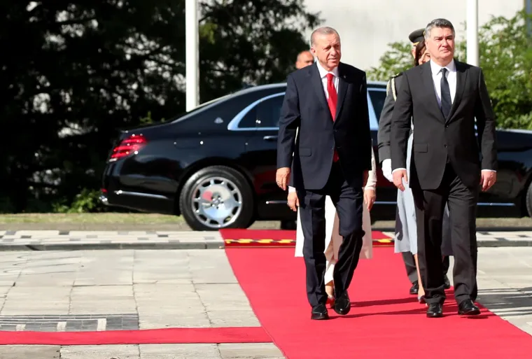 Pogledajte susret Milanovića i Erdogana. S njima su i elegantne prve dame, Sanja Musić Milanović i Emine Erdogan