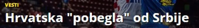 Pobjeda na&scaron;ih ko&scaron;arka&scaron;a glasno odjeknula u Srbiji: 'Ni&scaron;ta od balkanskog klasika?! Hrvati su pobjegli i namjestili nam...'