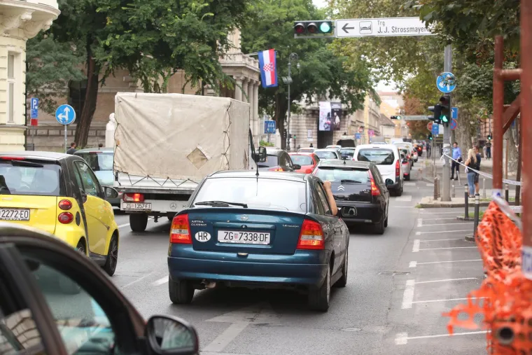 Velike prometne gužve u centru Zagreba zbog posjeta turskog predsjednika Erdogana