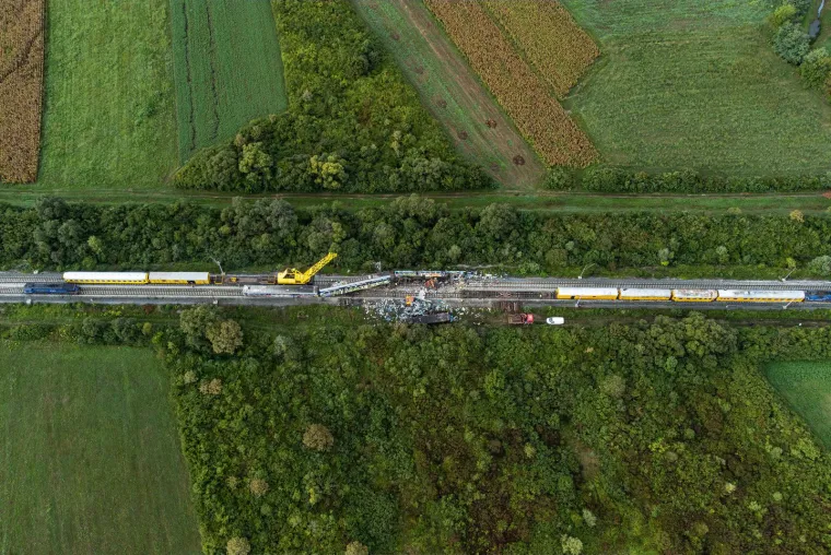 Nove snimke iz zraka: Pogledajte razmjere strašne nesreće vlakova kod Novske u kojoj su poginule tri osobe