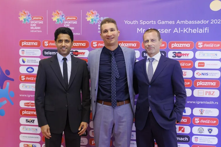 Nasser Al-Khelaifi, Zdravko Marić i Aleksandar Čeferin