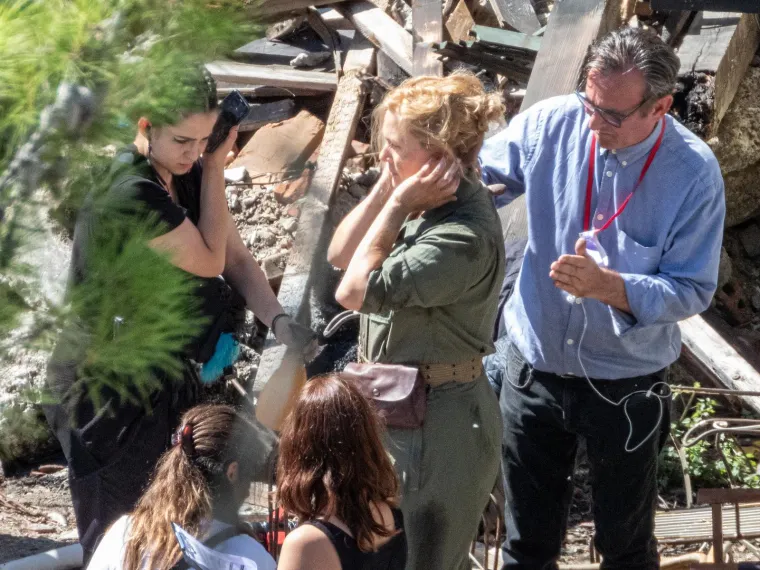Kate Winslet u Dubrovniku slomila nogu! Objavljene fotografije glumice sa seta u Kuparima