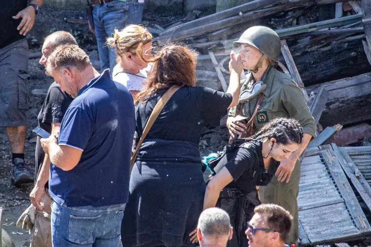Kate Winslet u Dubrovniku slomila nogu! Objavljene fotografije glumice sa seta u Kuparima