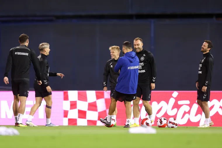 Danska reprezentacija trenirala na Maksimiru: Svi su gledali samo jednog igrača