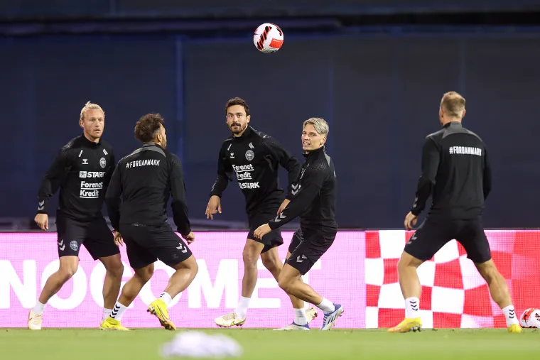 Danska reprezentacija trenirala na Maksimiru: Svi su gledali samo jednog igrača