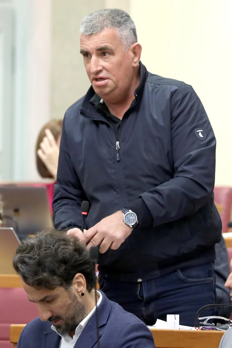 Zastupnice dale sve od sebe: Marijana Petir u koži od glave do pete, kolegica se jedva uvukla u usku majicu, a Bulj paradirao otkopčanog šlica