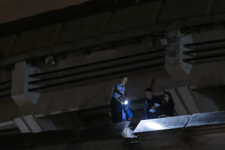 Automobilom probio ogradu na Poljudu i pao s desetak metara visine